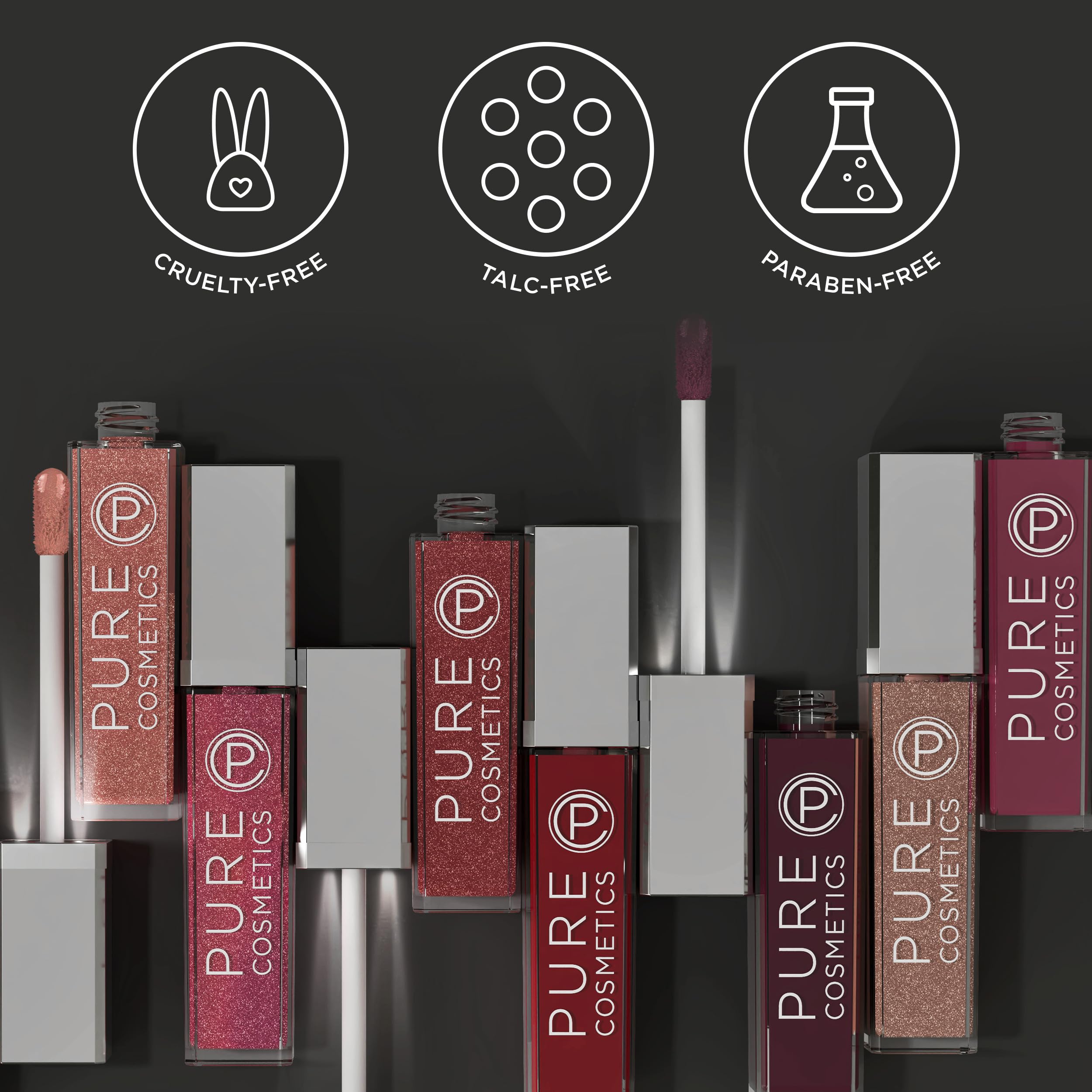 Pure Cosmetics 20-shade collection offers flattering hues for any occasion.
