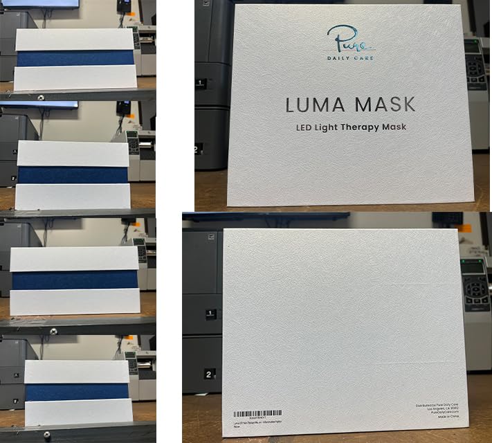 Pure Daily Care Luma Mask white light mode offers a balanced, even skin tone.