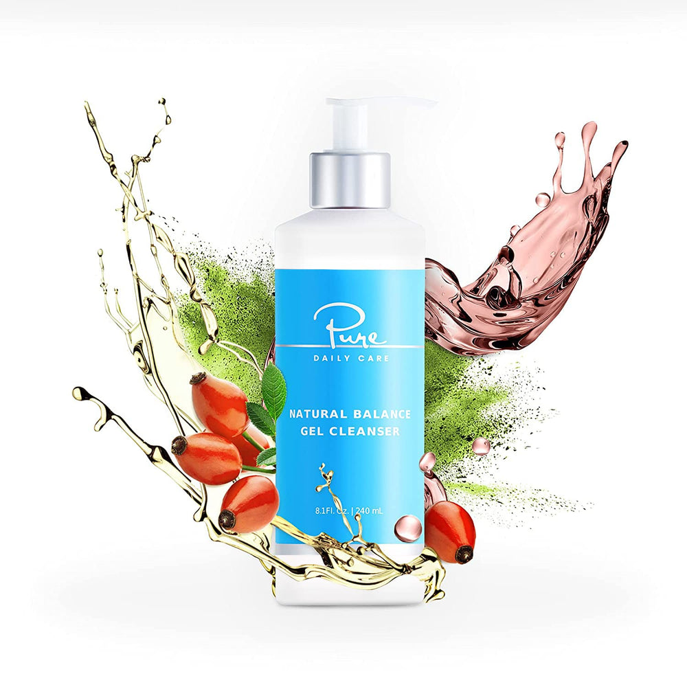 Neem leaf in Pure Daily Care cleanser promotes a radiant, even-tone complexion.