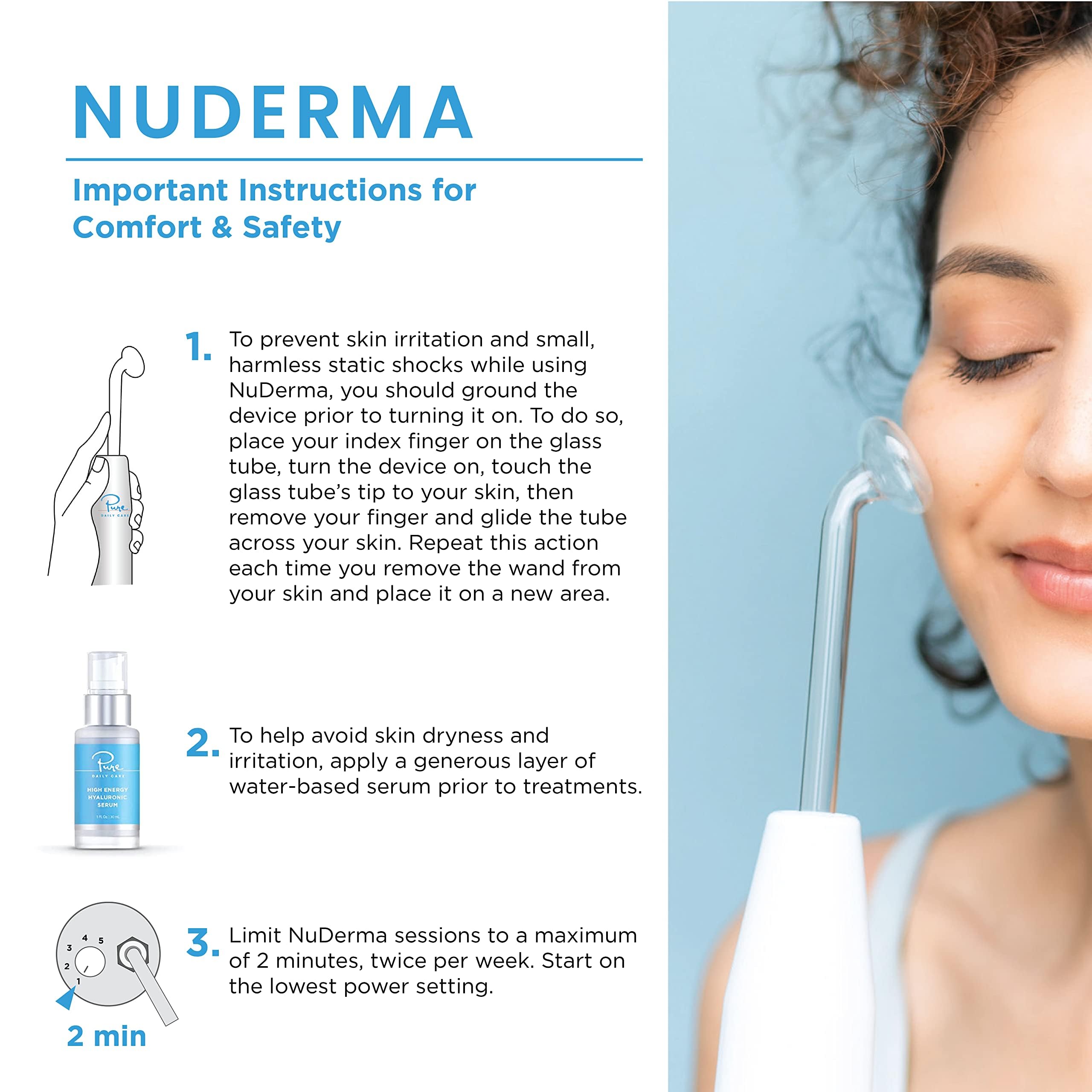 Pure Daily Care tongue wand enables precise facial treatment