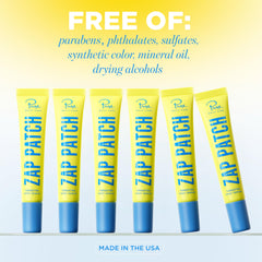Pure Daily Care Zap Patch packaging shown for on-the-go skincare.