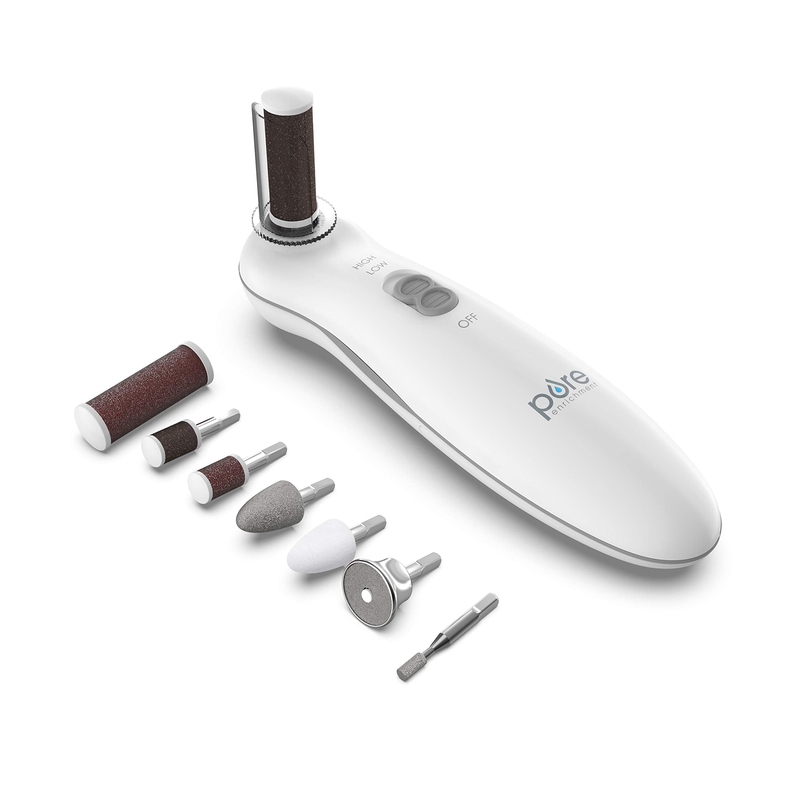 PurePedi Deluxe attachments for salon-grade nail care at home