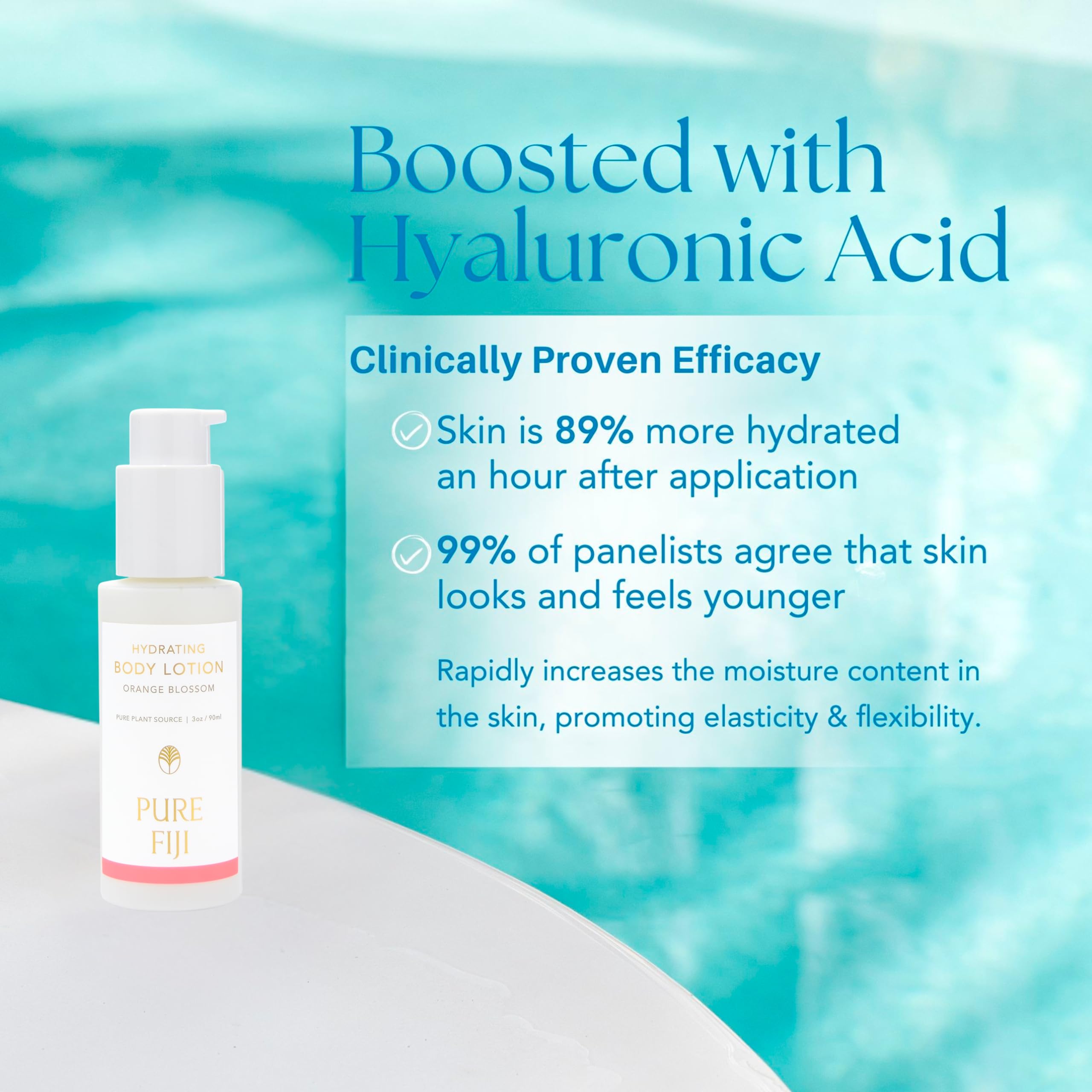 PURE FIJI Antioxidant-rich vitamins support healthy-looking skin