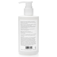 Pure Fiji Coconut Milk Shampoo label close-up, showcasing natural ingredients and premium packaging.
