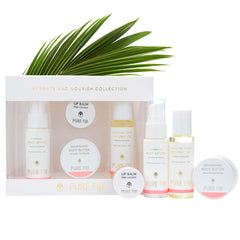 Pure Fiji Hydrate & Nourish Gift Set packaging displayed for gifting and holidays.