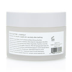 Pure Fiji Nourishing Body Butter starfruit cream swirls show luxurious texture.