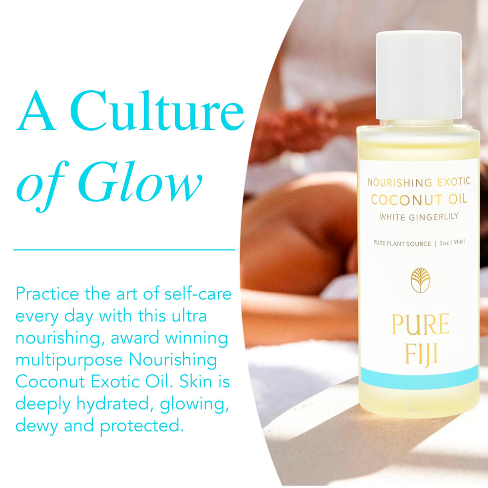 Pure Fiji radiant skin close-up showing healthy shine.