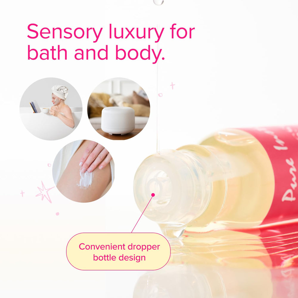 Pure Instinct BLOSSOM bottle front label, easy identification of authentic pheromone scent.