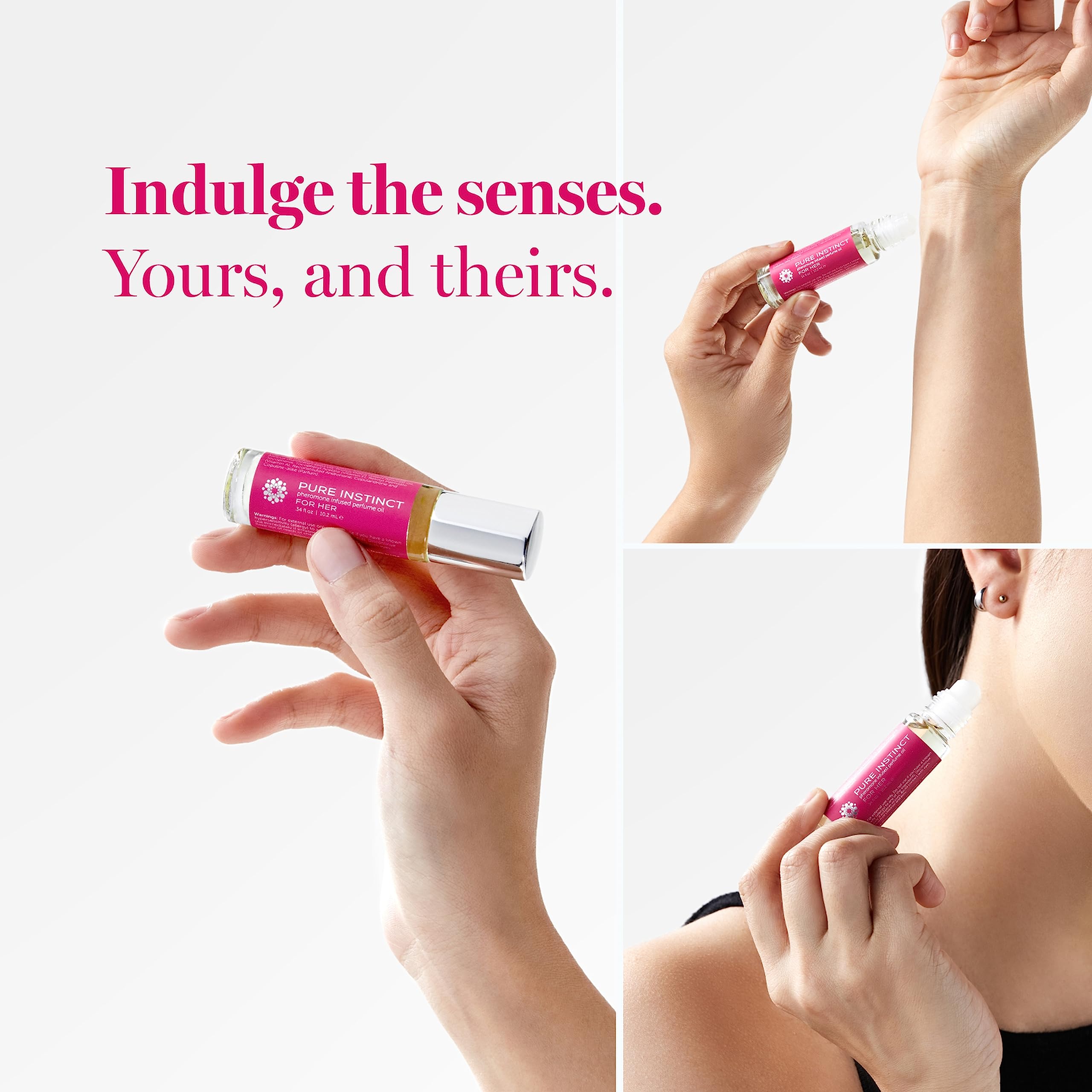 Pure Instinct Roll-On suitable for bath-time use and relaxation