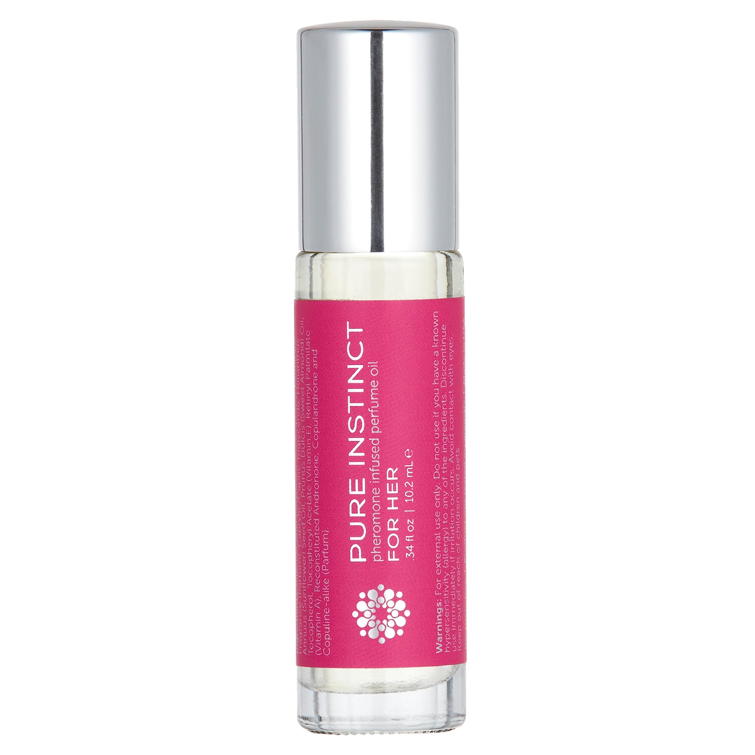 Pure Instinct Roll-On bottle close-up for confident everyday wear