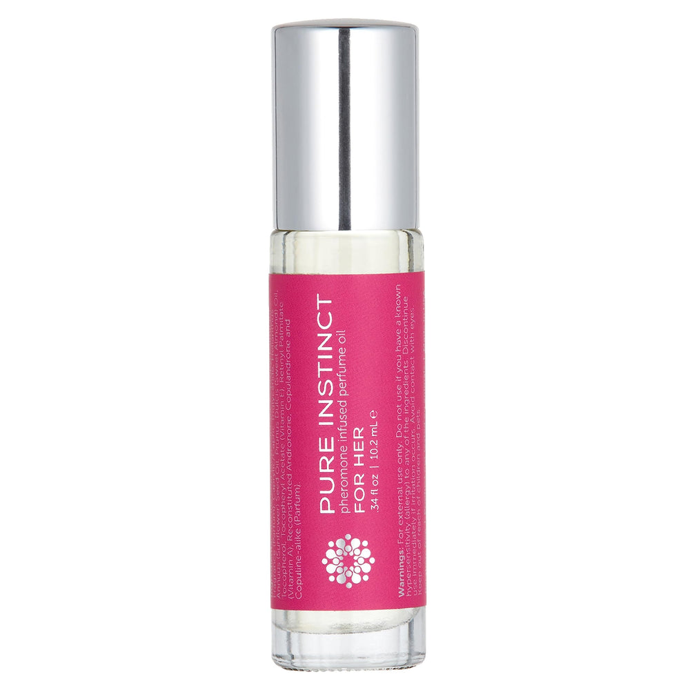 Pure Instinct Roll-On bottle close-up for confident everyday wear