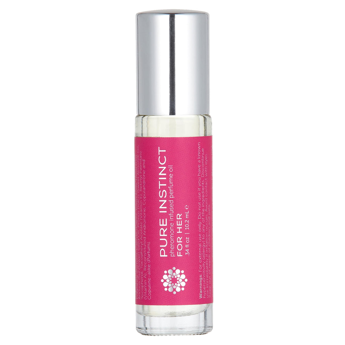 Pure Instinct Roll-On bottle close-up for confident everyday wear