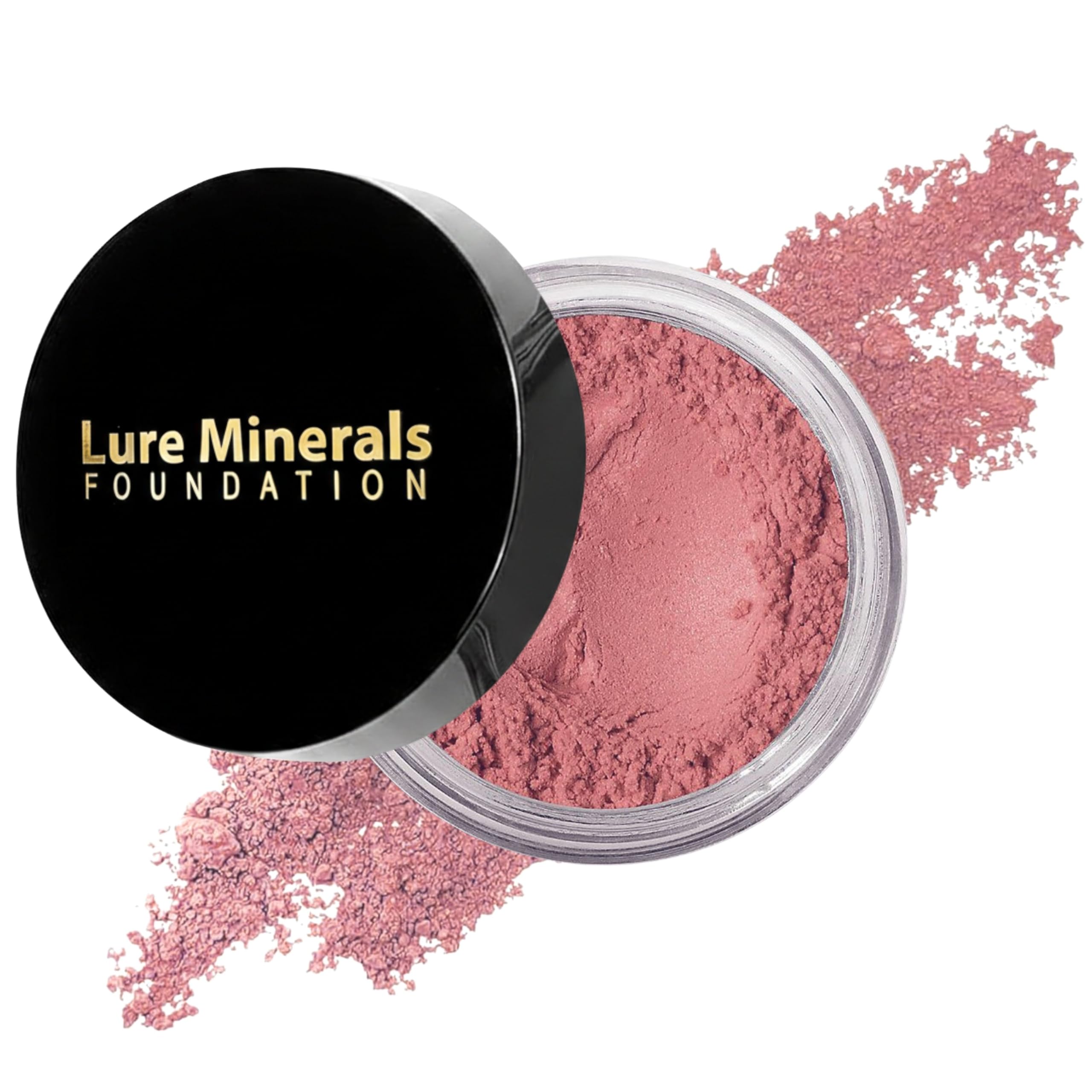 Pure Minerals ASC Foundation 8g sifter jar shows natural mineral coverage.