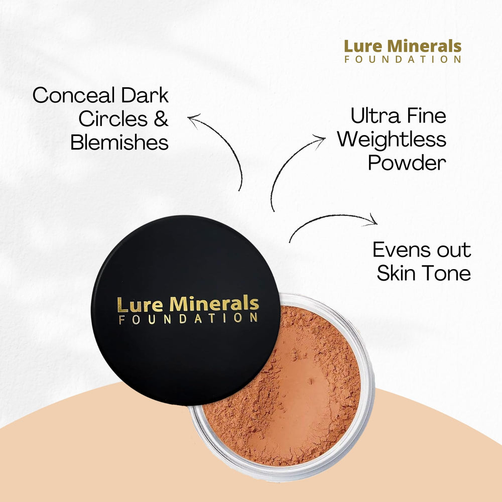 Pure Minerals Lure Minerals Bronze Warmth close-up texture emphasizes smooth finish