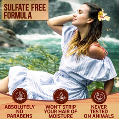 Pure Nature Lux Spa Argan Oil Shampoo label highlights nourishing formula.