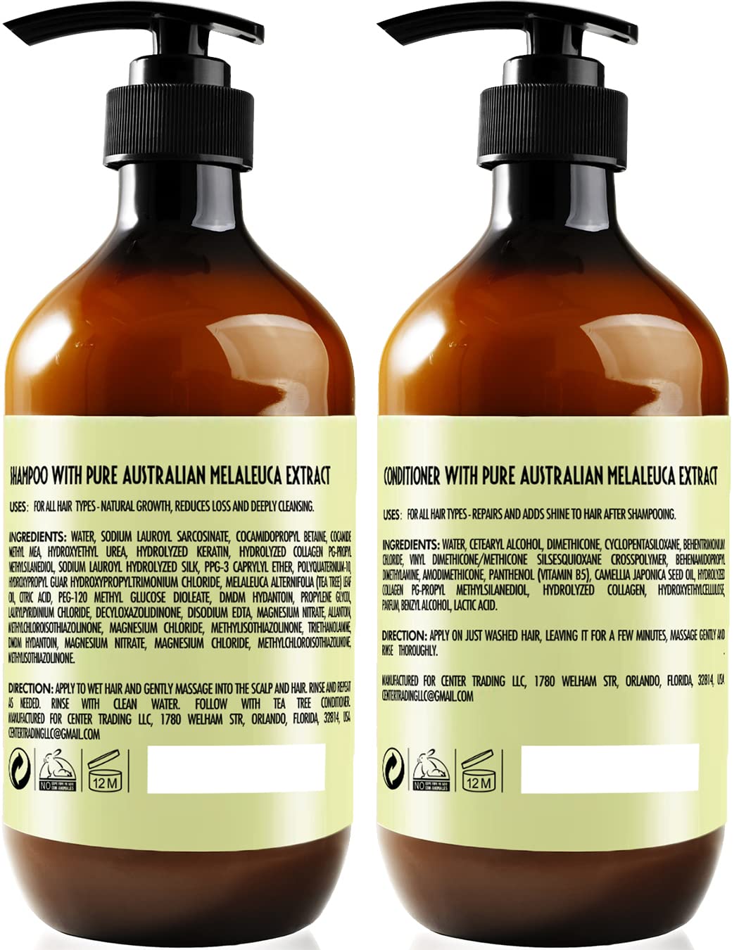 Pure Nature Lux Spa hair shine after use closeup shows healthier-looking strands