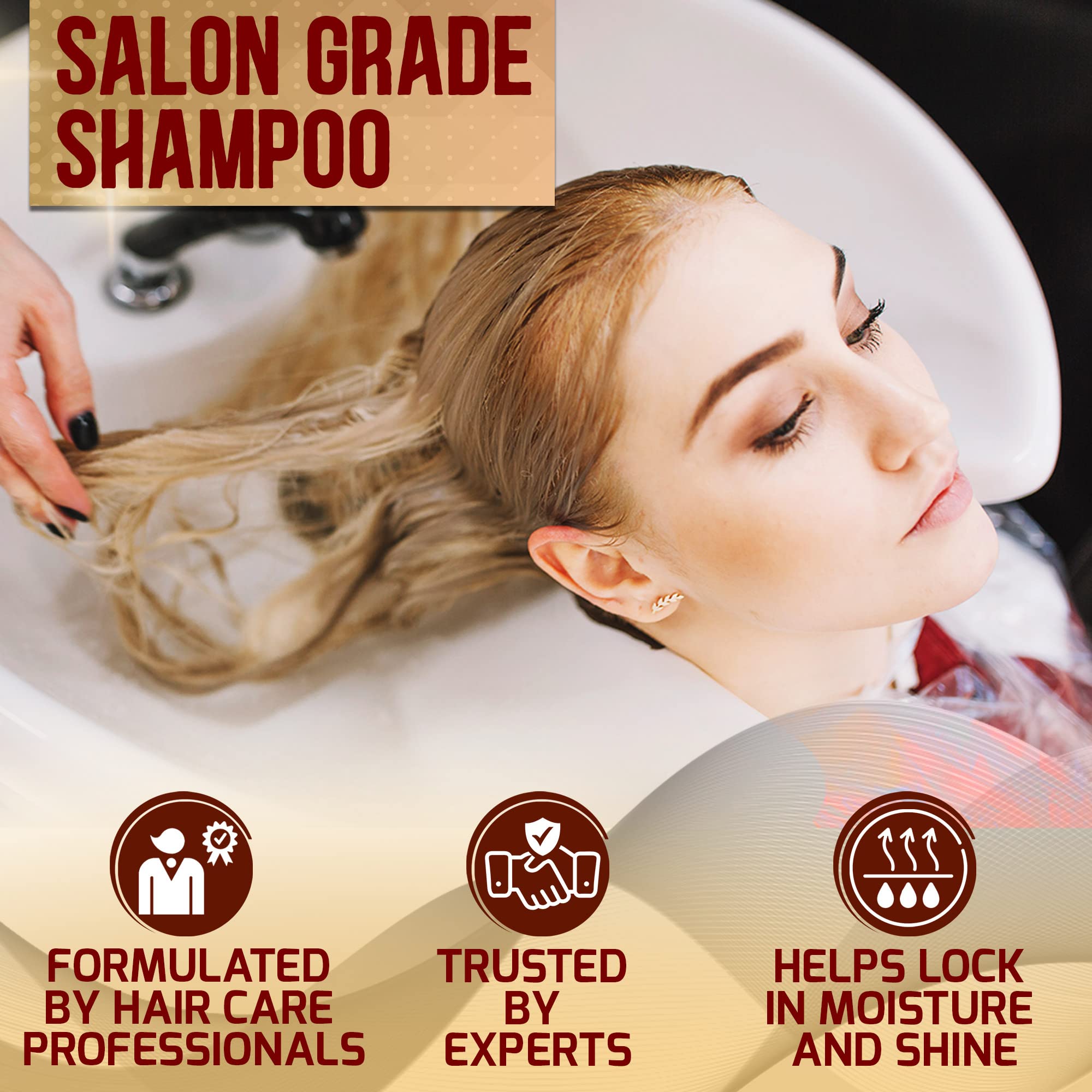 Color-treated hair benefits from Pure Nature Lux Spa Moroccan Argan Oil Shampoo