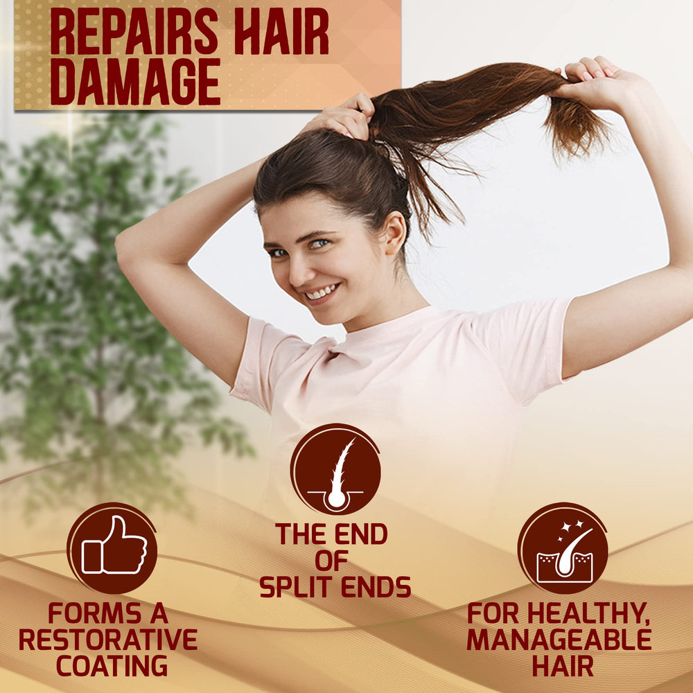 Pure Nature Lux Spa shine and detangling action helps curb frizz and improve manageability