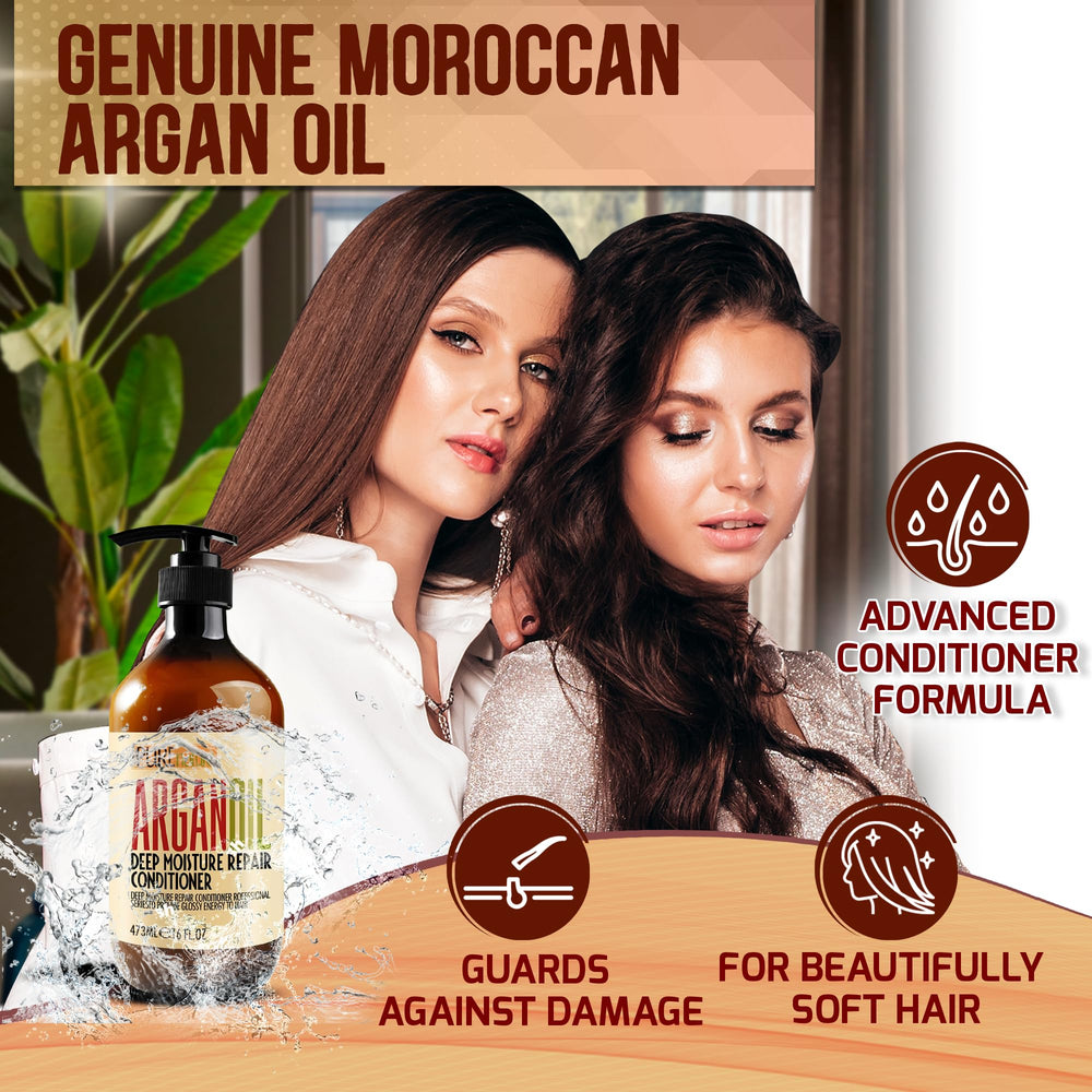 Pure Nature Lux Spa sulfate-free formula label highlights gentleness for all hair types