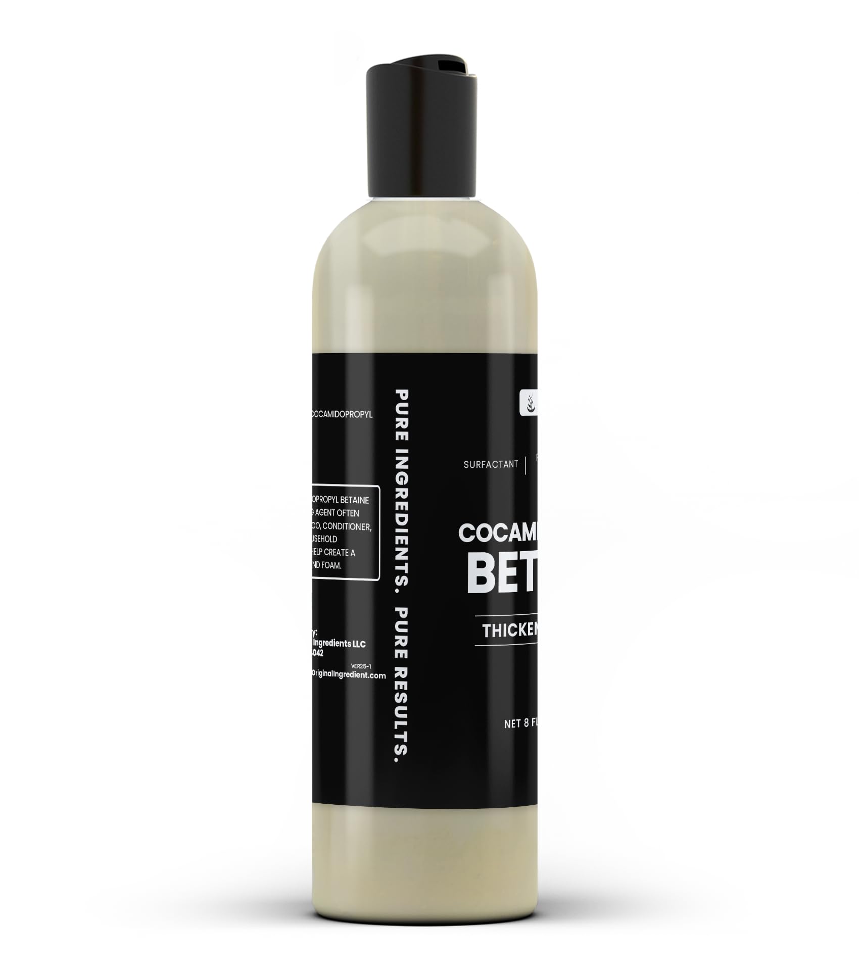 Cocamidopropyl Betaine pour splash demonstrates smooth foaming action for cleansers