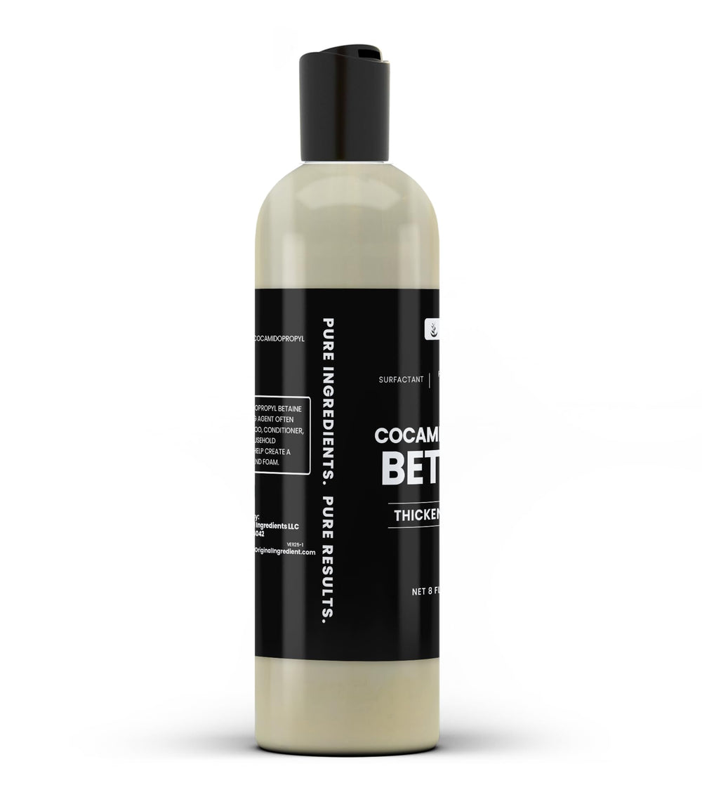 Cocamidopropyl Betaine pour splash demonstrates smooth foaming action for cleansers