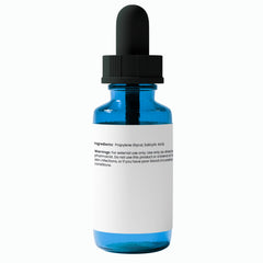 Label close-up of Pure Original Ingredients Salicylic Acid 20% Solution for DIY identification