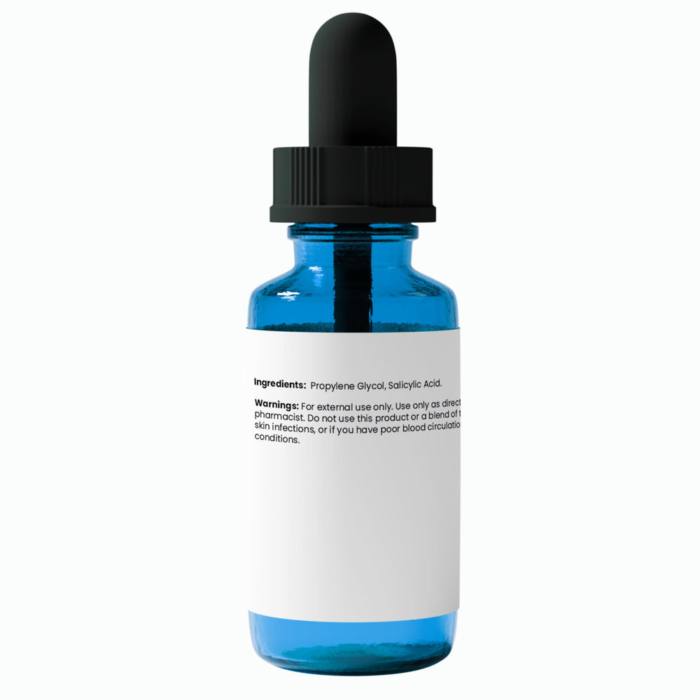 Pure Original Ingredients Salicylic Acid 5% Solution dropper close-up shows precise dosing