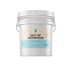 Pure Original Ingredients Salt of Magnesium bucket for easy storage and resealability.
