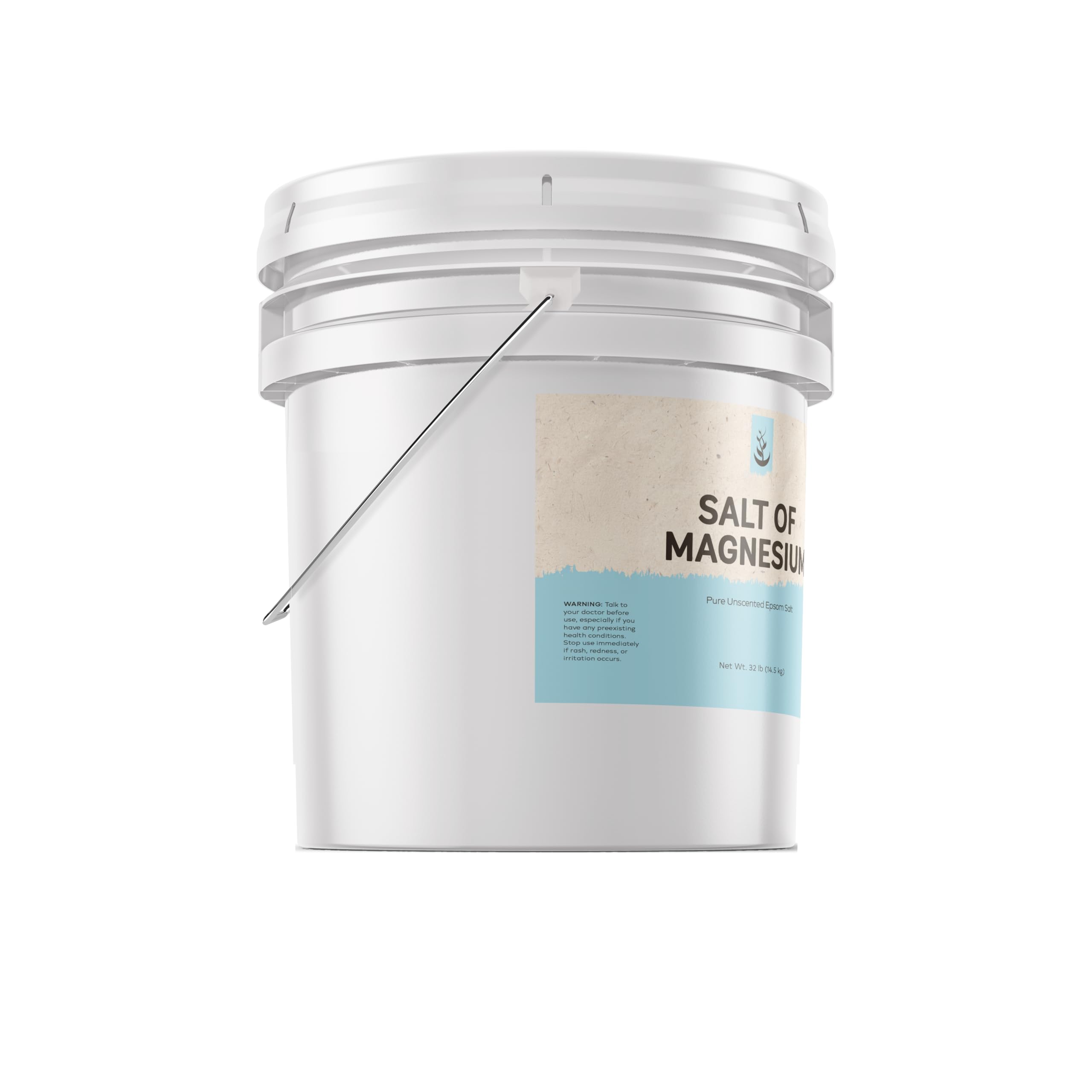 Pure Original Ingredients Salt of Magnesium quickly dissolves in water for bath prep.