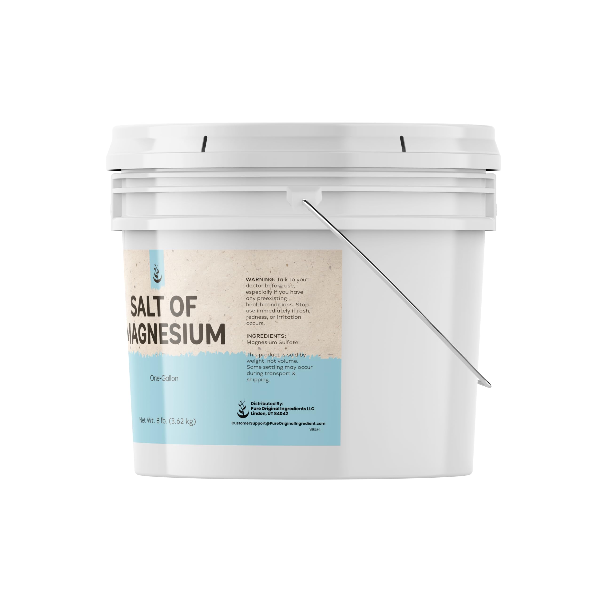 Pure Original Ingredients Salt of Magnesium dissolves quickly in water for baths