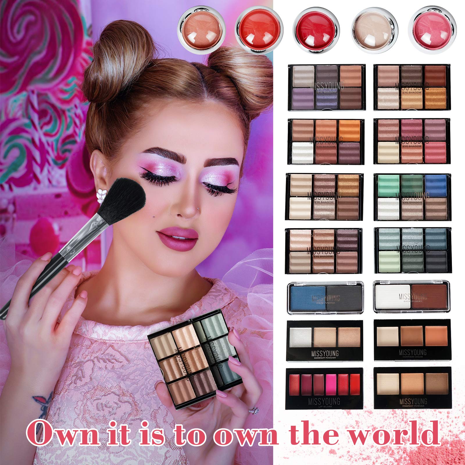 Pure Vie blush powders add healthy color with a soft, buildable sheen