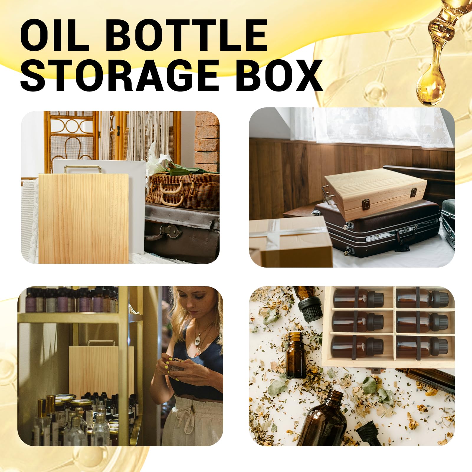 Pure Vie open-drawer view highlights easy access to oils