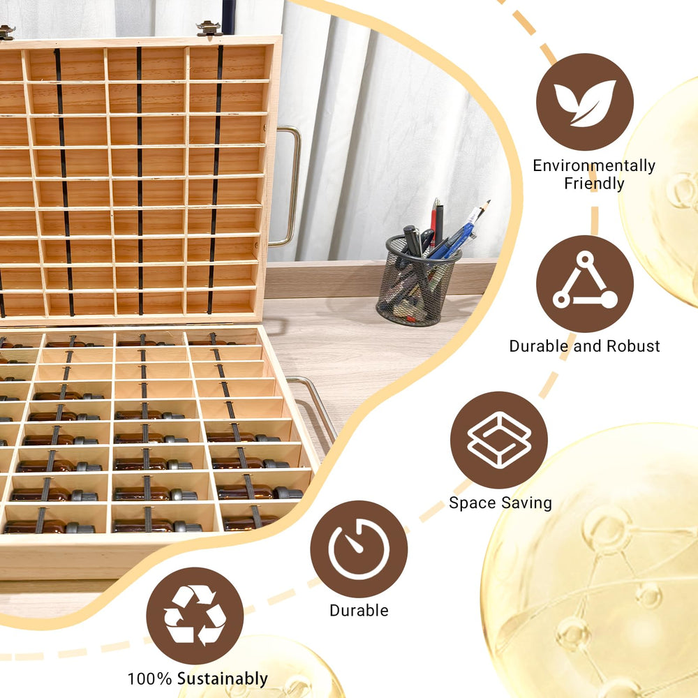 Pure Vie travel-friendly oil box compact for on-the-go organization