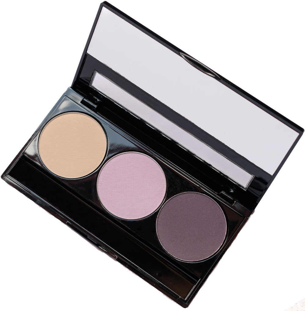Pure Ziva light lavender swatches for a delicate lid wash.