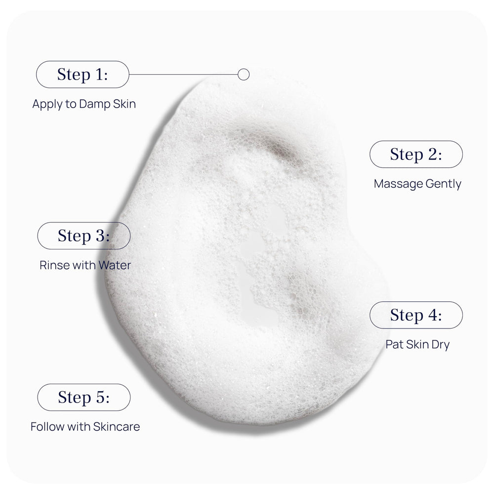 Pureance Cleansing Foam rose-water-splash brightens and refreshes the complexion