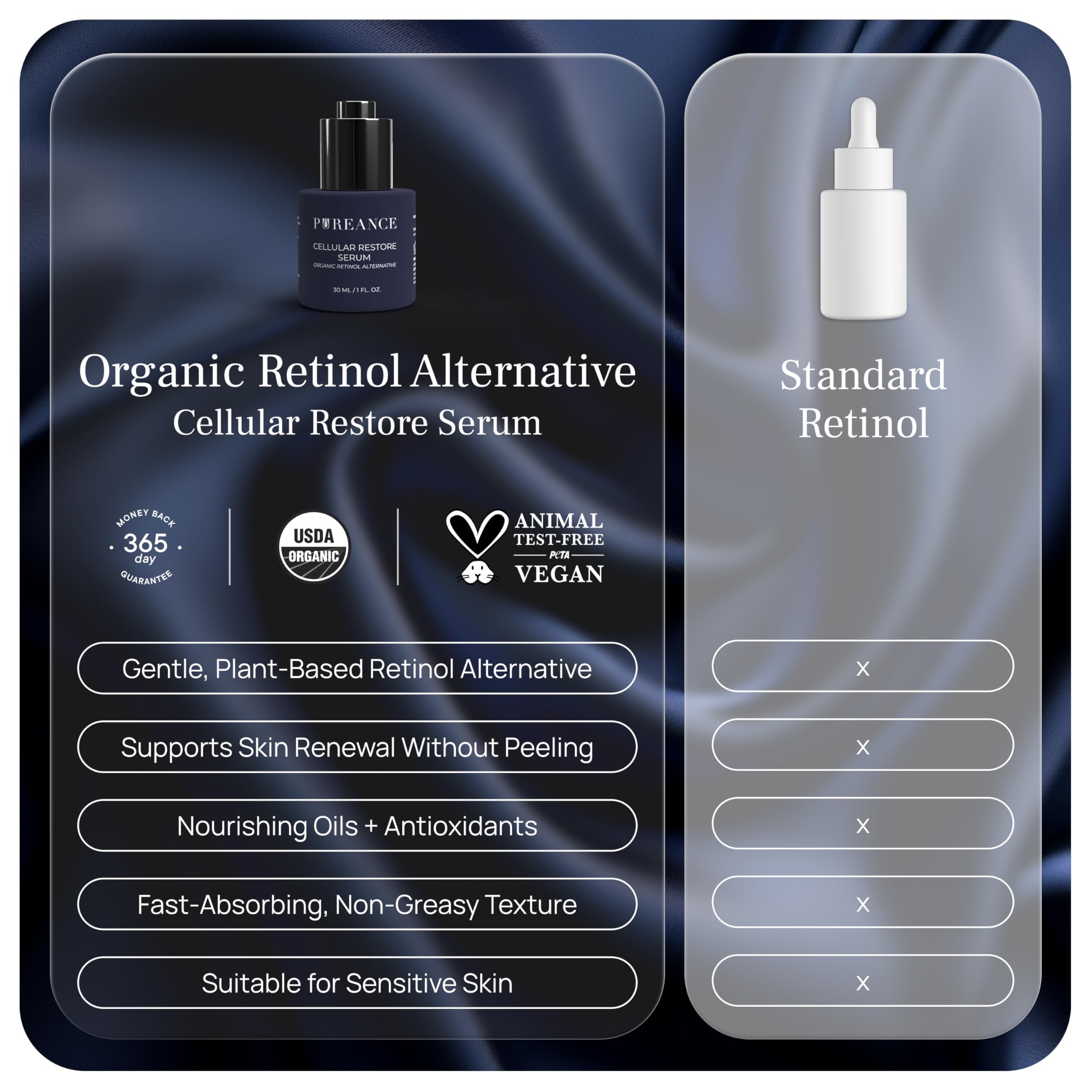 PUREANCE babchi oil signals gentle plant-based care