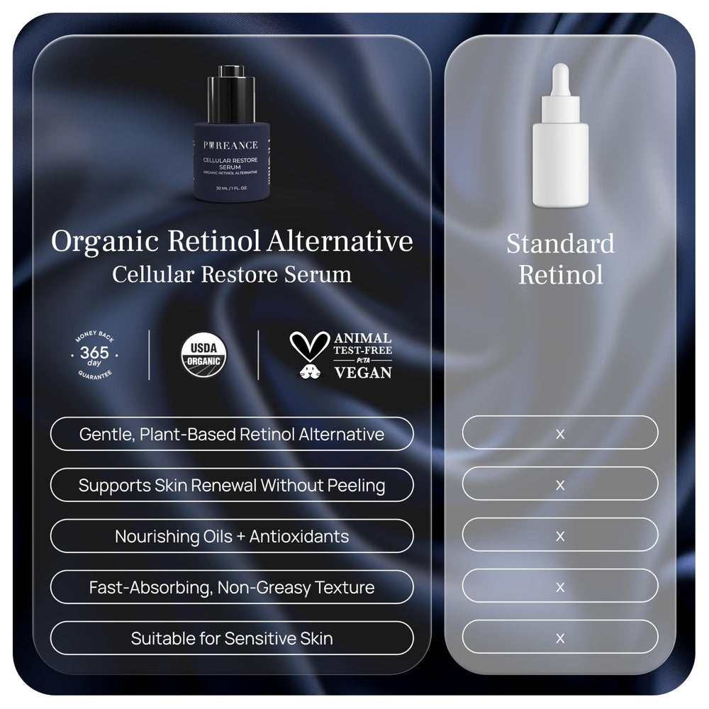 PUREANCE babchi oil signals gentle plant-based care