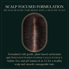Pouring shot suggests easy application and smooth lather.