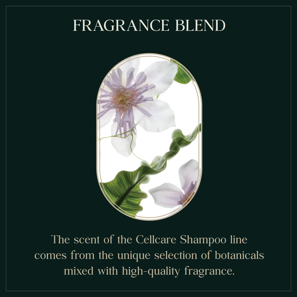 Scalp care emphasis with pH-balanced formula for balanced scalp.