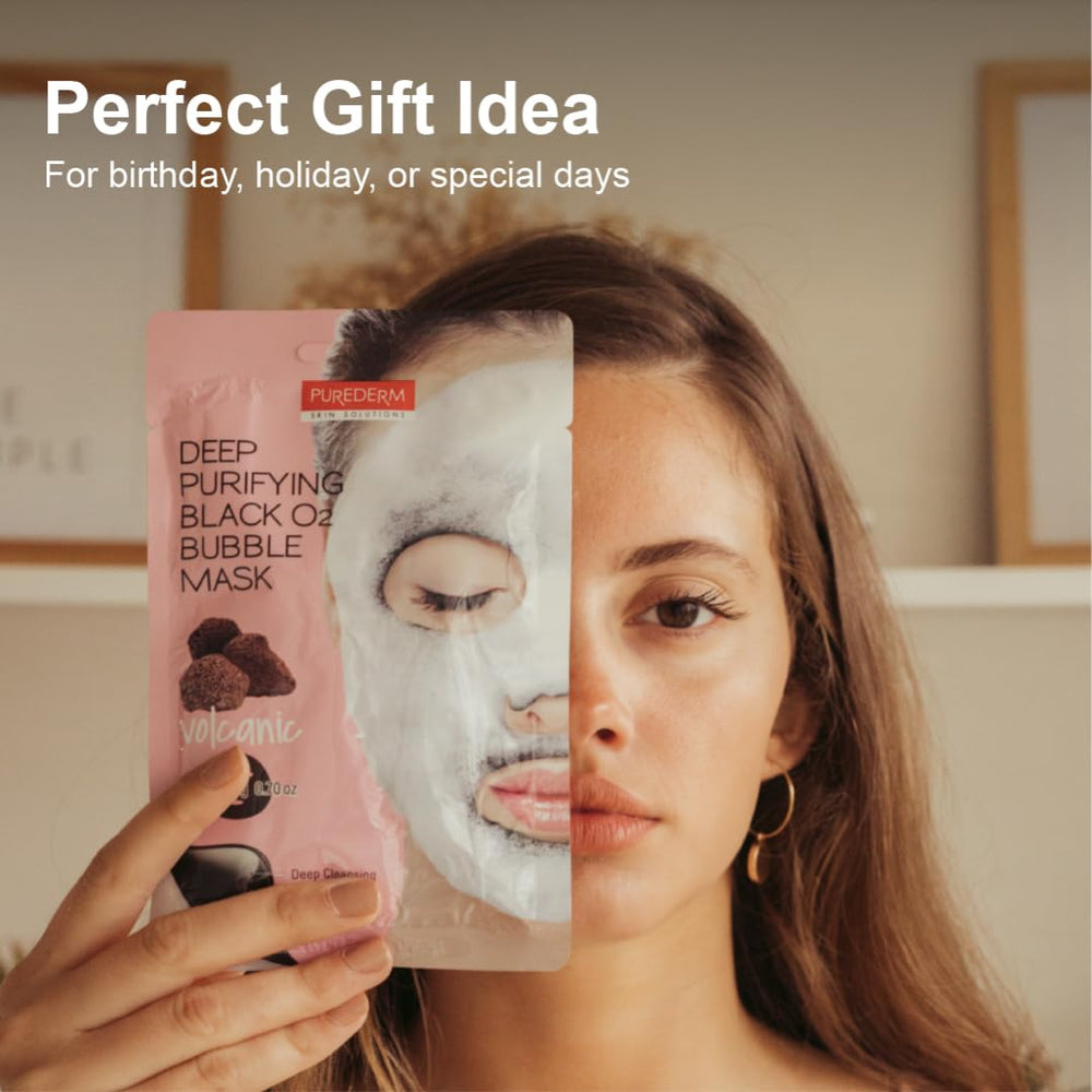 Opening the ten-sheet pack reveals convenient at-home treatment