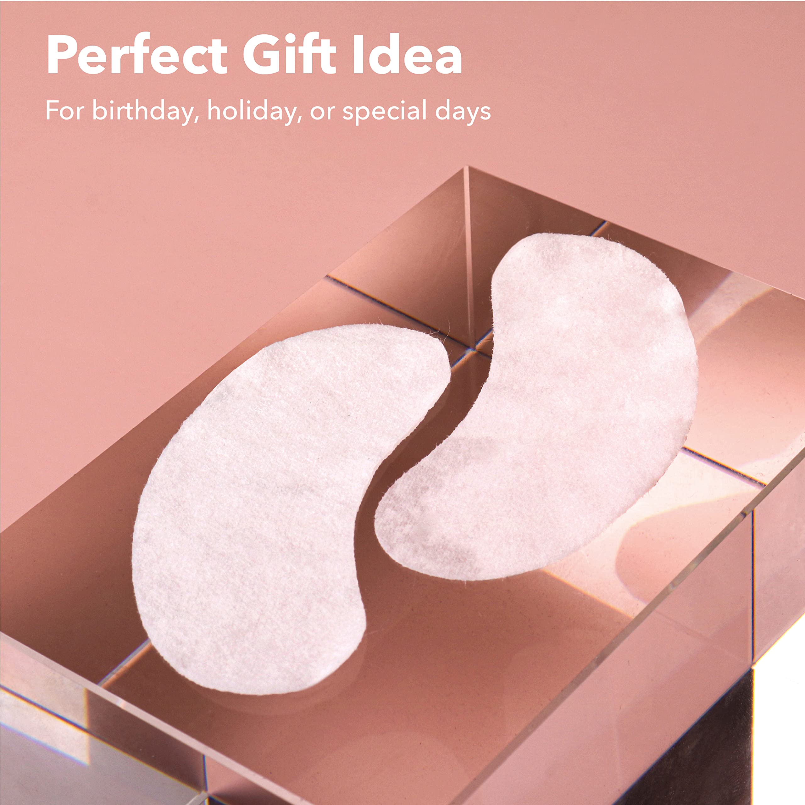 Purederm Deluxe collagen eye mask soft texture resting on a clean surface.