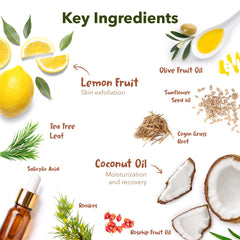 Purederm Foot Mask applying process image showing step one