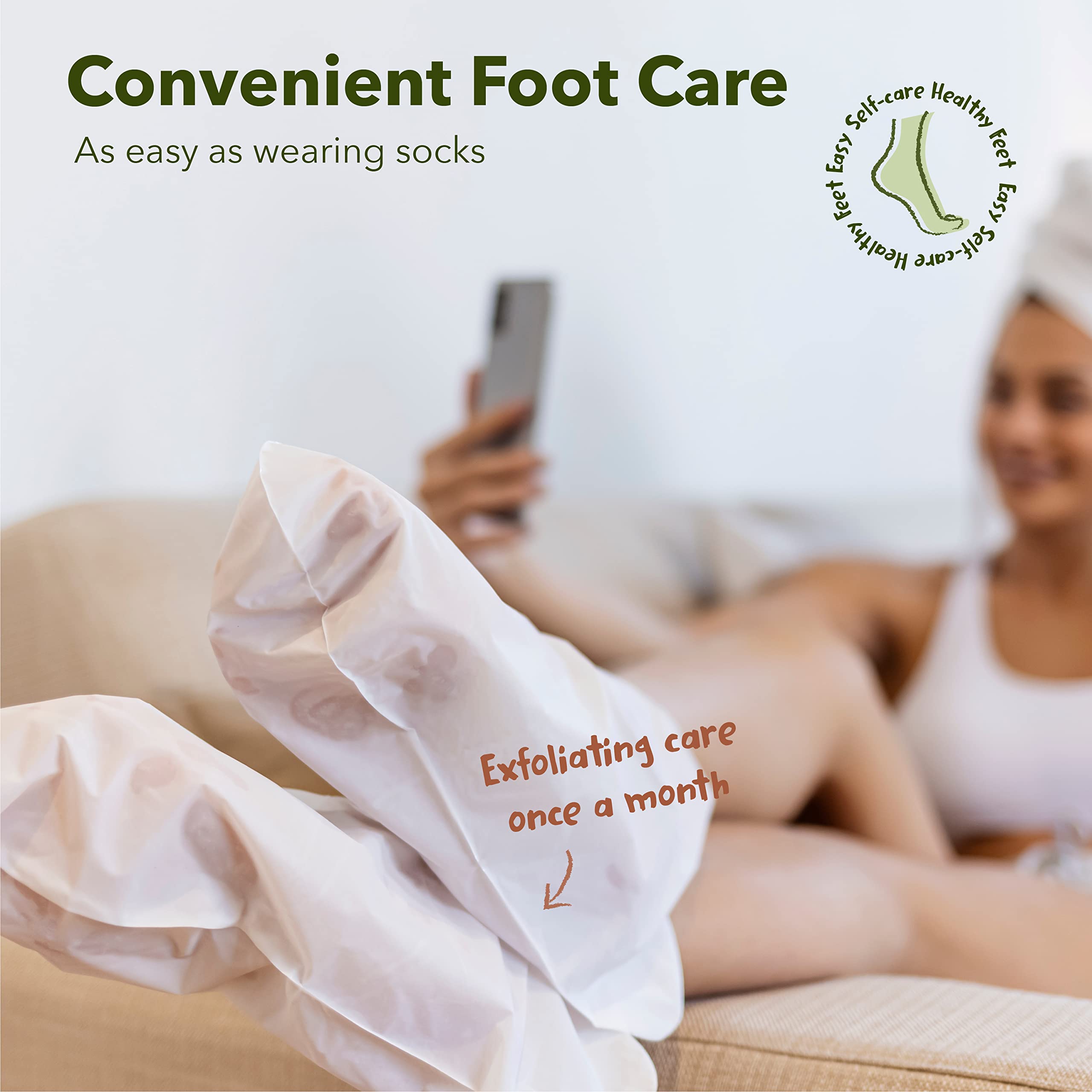 Purederm Foot Mask packaging display on shelf