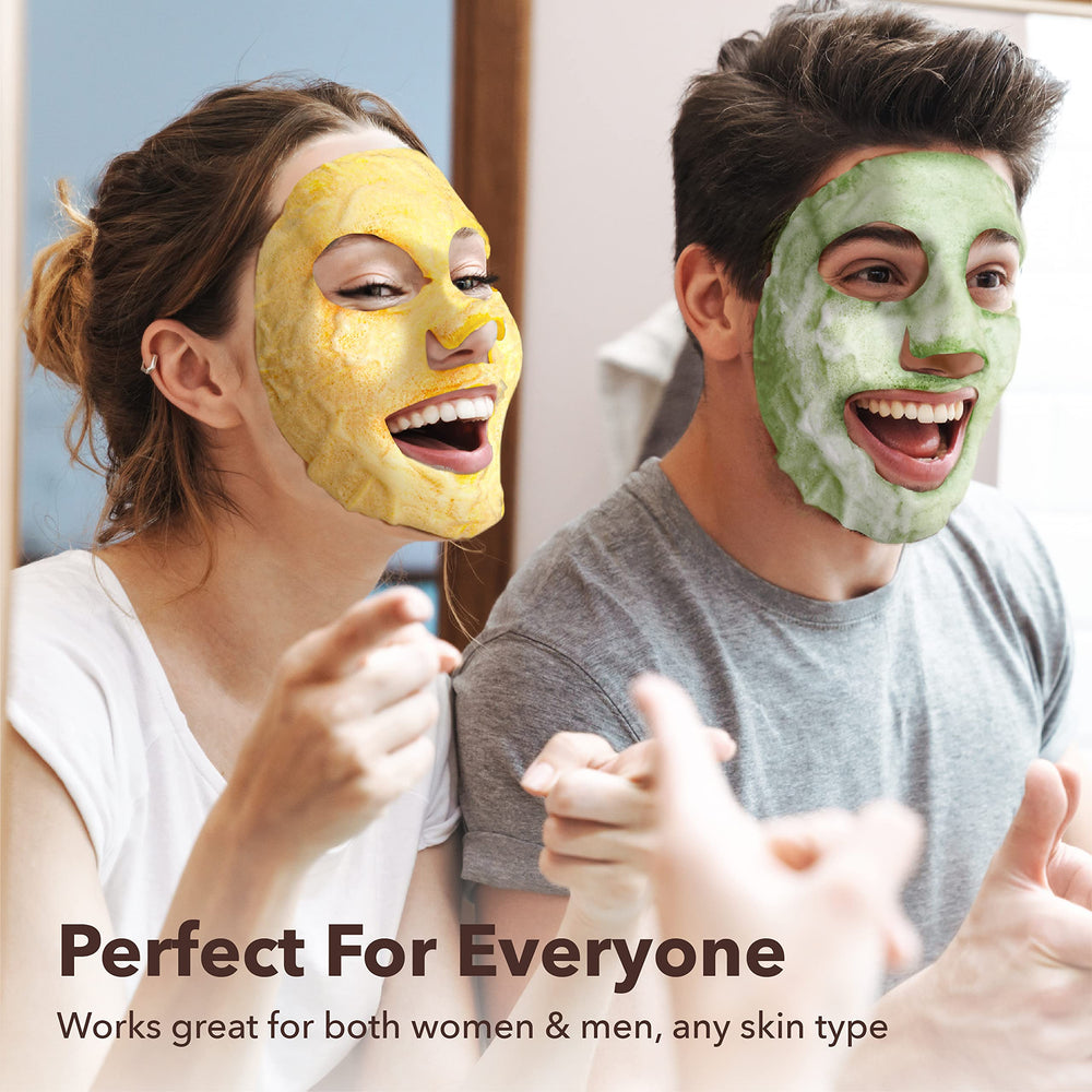 Purederm Mask application shows 10–15 minute treatment