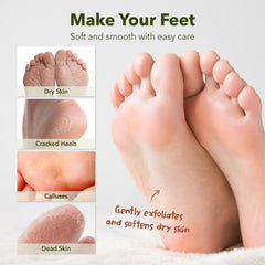 Purederm Shiny Soft Foot Peeling Mask botanical ingredients closeup