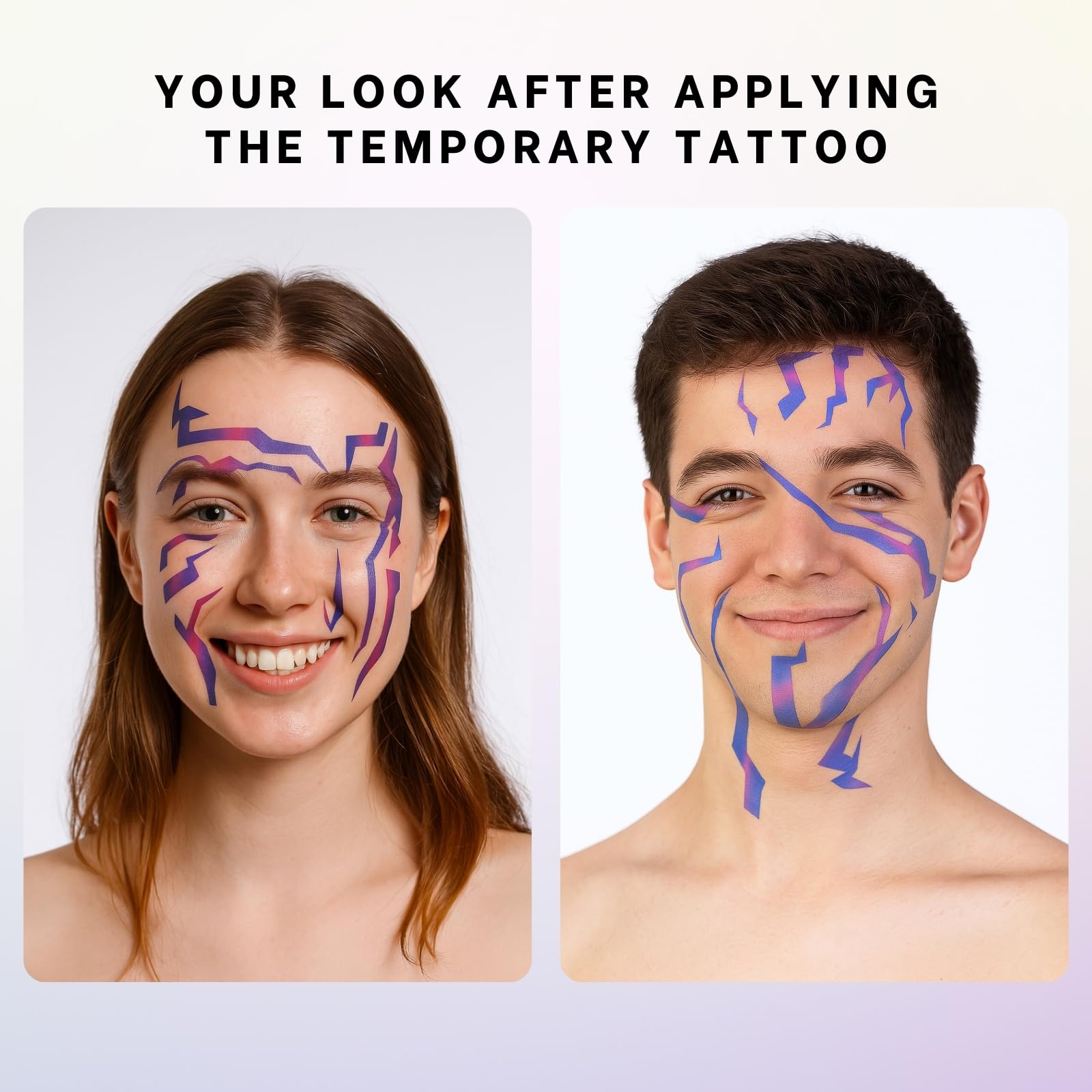PUREHAIR Realistic anime tattoo on arm enhances bold stage looks