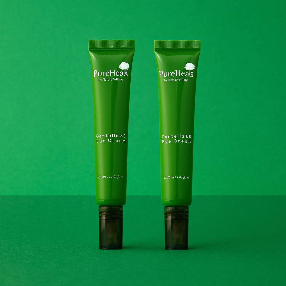 Pureheal's Centella 80 Eye Cream packaging highlighting premium eye-area care.