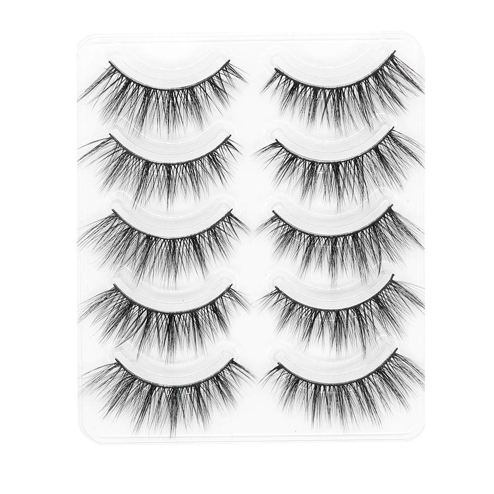 PURELEOR 3D mink-inspired lashes 15mm for dramatic, yet natural evening looks.