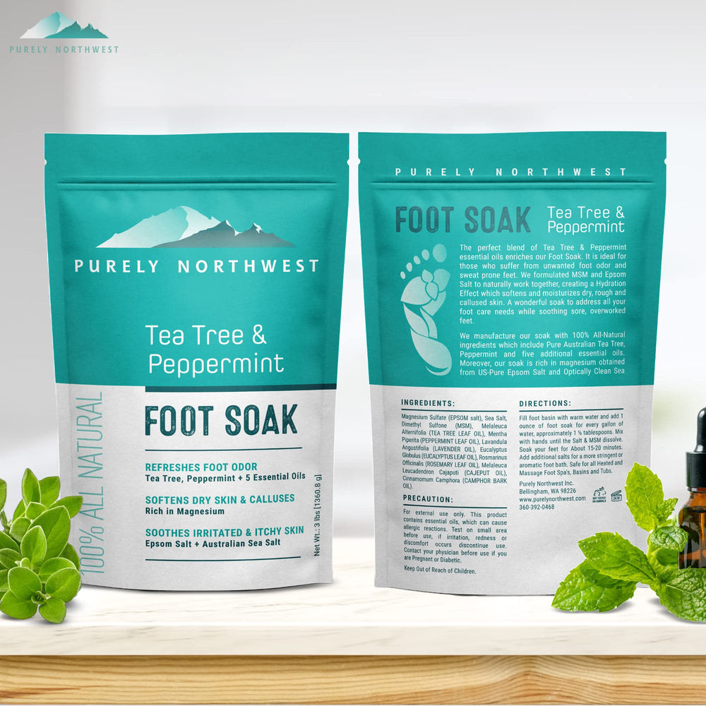 Purely Northwest Peppermint Tea Tree aroma evokes cooling spa-like experience.