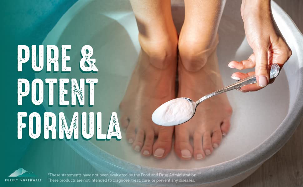 Purely Northwest Tea Tree Foot Soak ingredients with Epsom salt